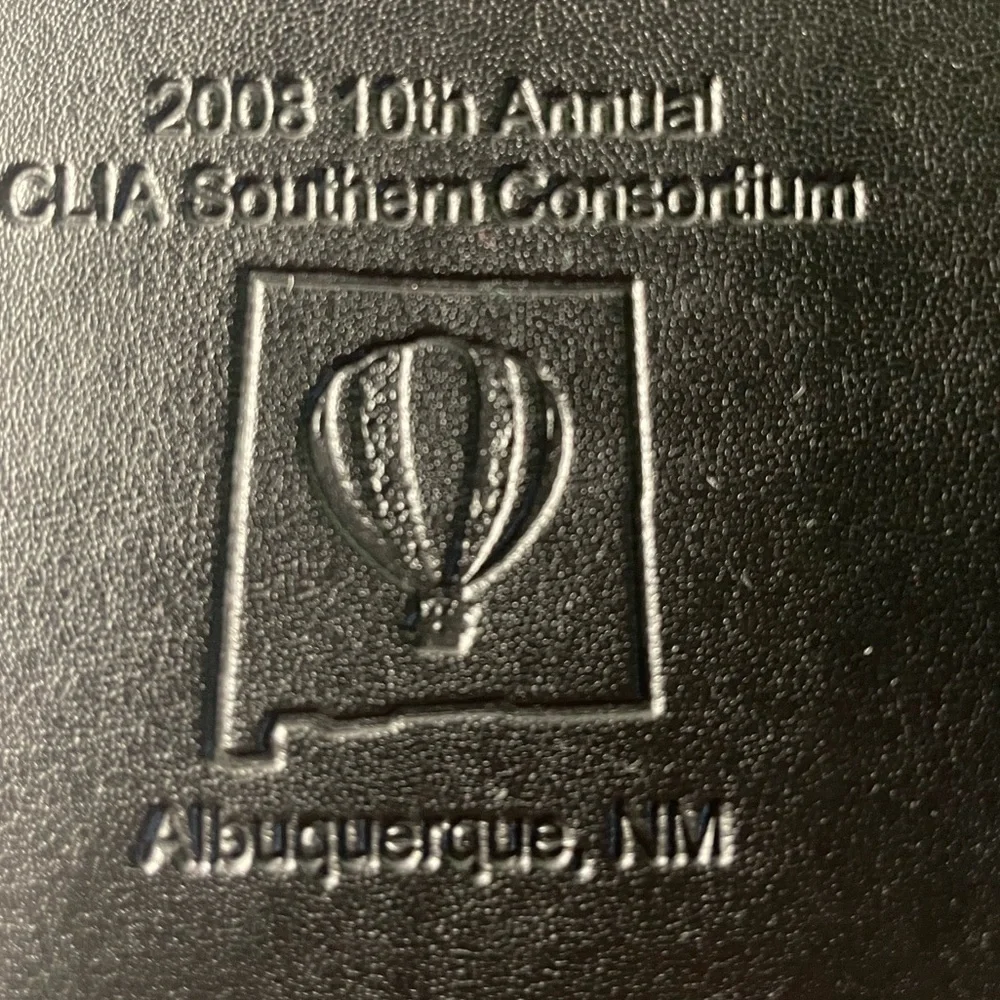 Norwood Air-Tex Business Card Case 2008 10th Annual CLIA Southern... (VINTAGE)
